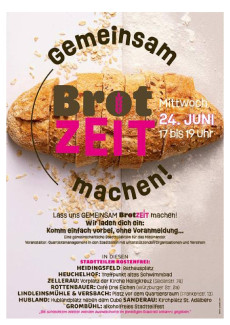 Einladung zum Gemeindam Brotzeit machen am 24. Juni von 17-19 Uhr Brotzeit - aufgrund der Hitze: IN der Heiligkreuzkirche