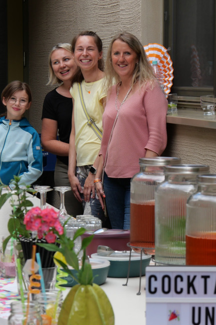 Gemeindefest: Die 4 von der Cocktailbar.
