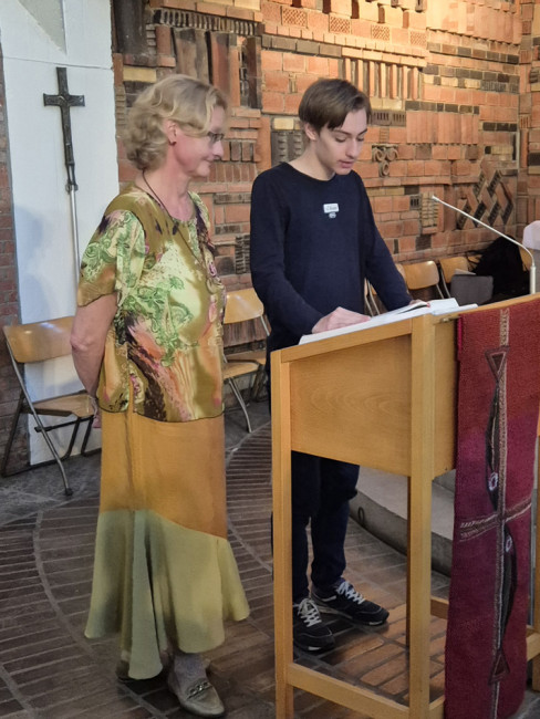 Internationaler Gottesdienst am Pfingstmontag: Lettische Lesung