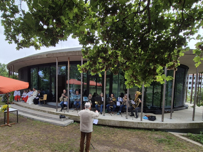 Der Posaunenchor übernahm die musikalische Gestaltung des Gottesdienstes.